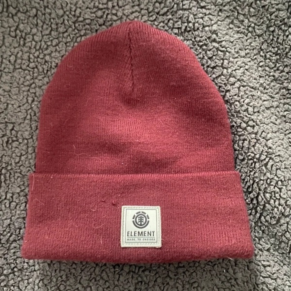 Element Burgundy Knit Beanie
